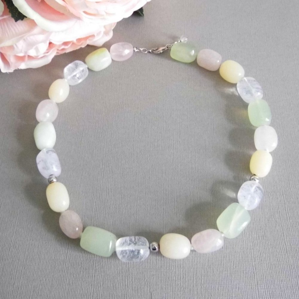Macy's Sterling Silver QUARTZ Necklace - Picture 3 of 7